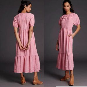 ANTHROPOLOGIE Lourdes Tiered Maxi Dress